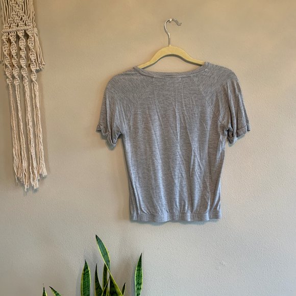 Racing Stripe Cinched Crop Top - Picture 3 of 3